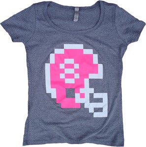 Image of 8 Bit Apparel Helmet Womens Scoop Neck