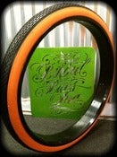 Image of Brick Tread Tires w/colored side wall 