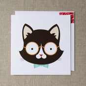 Image of "4 Eyes, 9 Lives" Card
