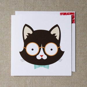 Image of "4 Eyes, 9 Lives" Card