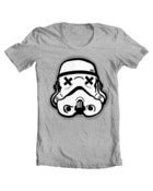 Image of Grey SLOTH TROOPER T-SHIRT 