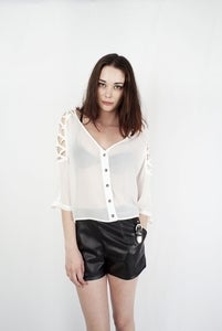 Oversized White Top