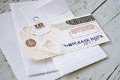 Image of Notebook Paper Labels