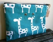 Image of Yarn Pop - Turquoise Giraffes (Double)