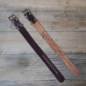 Image of W&F Passthrough Watchstrap - Cordovan No.8