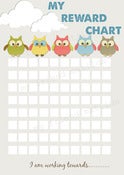 Image of Reward Chart Potty Training Chart 