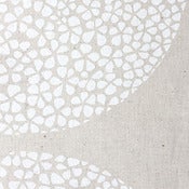 Image of Perfect Circles in Lily White on Natural Hemp