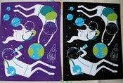 Image of A Day Out in Space - Set of 2 Postcards