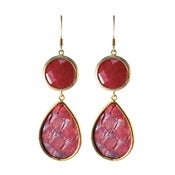 Image of Kimberly Earrings-Red