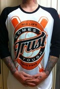 Image of ONE LIFE DRUG FREE 3/4 SLEEVE BASEBALL TSHIRT