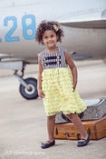 Image of Vole Haut Air force Ruffled dress