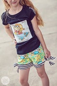 Image of Vole Haut Striped tie shorts