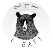 Image of 'What you leave I Eat' Side Plate
