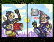 Image of Cyborg Steve Jobs vs Cyborg Bill Gates