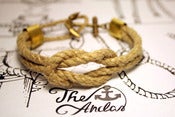 Image of Pulsera Nudo de Rizo Cáñamo