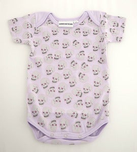 Image of Love Skull Romper Lilac