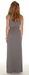 Image of Maxi Dress Grey w/ pom pom belt