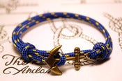 Image of Pulsera Cabo Nudos Azul