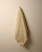 Image of Vintage cream bunny blanket