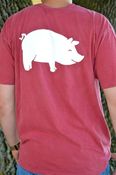 Image of Comfort Colors Red Big Pig Pocket Tee