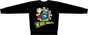Image of Mr Wide Awake Jumper [Black / Charcoal Grey]