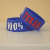 Image of Blue 100% Texan Bracelet