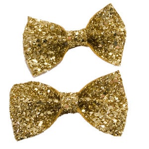 Image of Small Glitter Bows - Pair