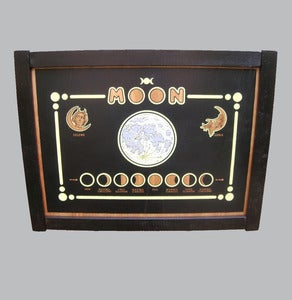 Image of the moon - framed