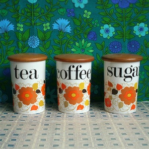 Image of Vintage Crown Devon Ceramic Storage Jar (Small)