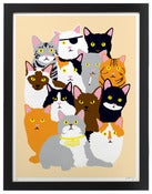 Image of "Cat Collage" print