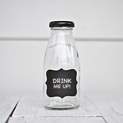 Image of Mini Glass Milk Bottles