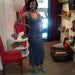 Image of STRIPED HI-LOW DRESS