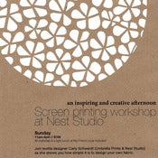 Image of Adult Workshop : Screenprinting