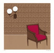 Image of At the Melvin House Hotel - Limited Edition Screenprint