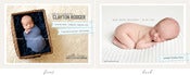 Image of Simply Clean Birth Announcement Template 5