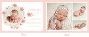 Image of Simply Clean Birth Announcement Template 6