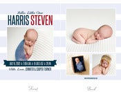 Image of Simply Clean Birth Announcement Template 7