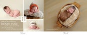 Image of Simply Clean Birth Announcement Template 9