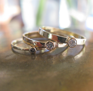 Image of Diamond solitare rings