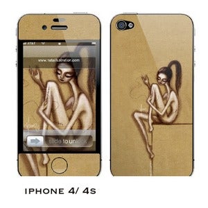 Image of Iphone 4/4s skin - "Stitched"