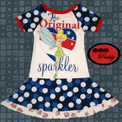 Image of **SOLD OUT** Tinkerbell the Original Sparkler Twirl Dress - size 5/6/7