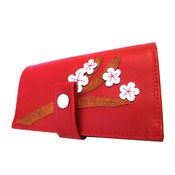 Image of Cherry Blossom ) Pocketbook Slash Checkbook Wallet