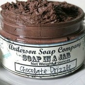 Image of Chocolate Drizzle (4 oz. jar) Soap In A Jar (Fluffy Whipp)