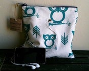 Image of "Gadgety" Yarn Pop - Turquoise Owls