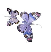 Image of Monarch Butterfly Clips - Lilac