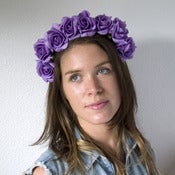 Image of Whole Lotta Rosie Headband - Bright Purple