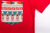 Image of NATIVE SILK POCKET Tee Red 