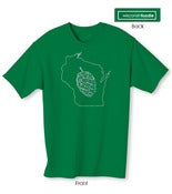 Image of Wisconsin Foodie Hop Shirt
