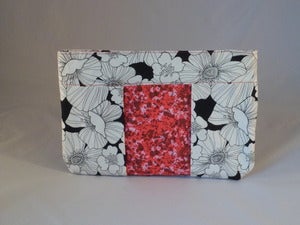 Image of Black and Red Clutch/Pouch