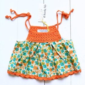 Image of Top Crochet Orange